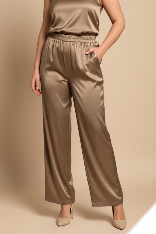 Pantalons Femme Gris perle LUSA HM02-2 Efashion Paris