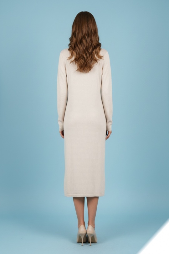 Midi dresses Women Black LUSA H2607 Efashion Paris