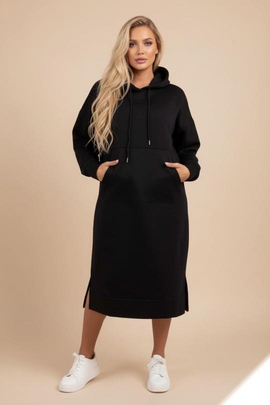Abiti al polpaccio Donna Colori mescolati LUSA 665 Efashion Paris