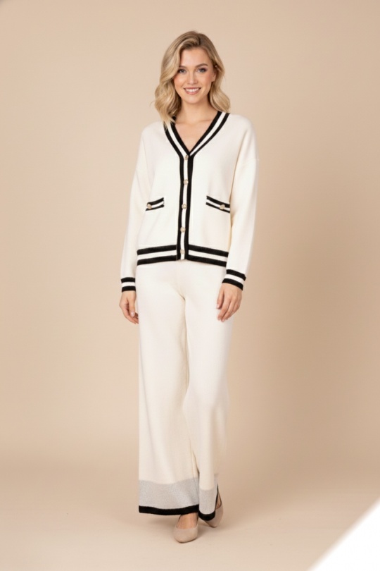 Ensembles Femme Blanc LUSA 815 Efashion Paris