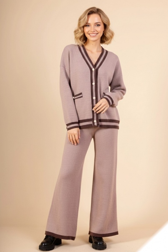 Ensembles Femme Taupe LUSA 815 Efashion Paris