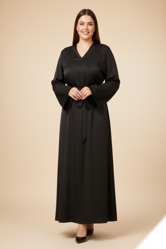 Robes longues Femme Rose LUSA HM05 Efashion Paris