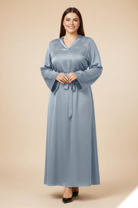 Robes longues Femme Couleurs mélangées LUSA HM05 Efashion Paris