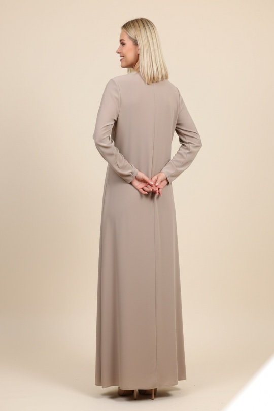 Robes longues Femme Bleu LUSA HM07 Efashion Paris