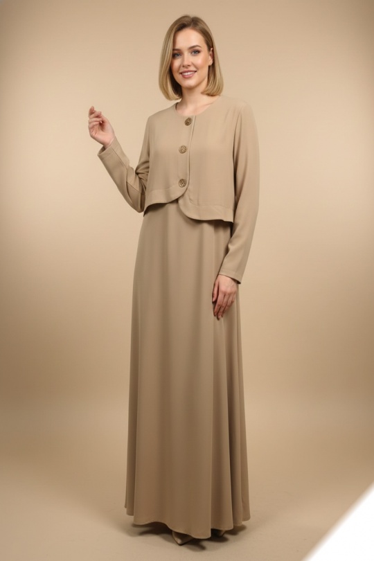 Robes longues Femme Bleu LUSA HM07 Efashion Paris