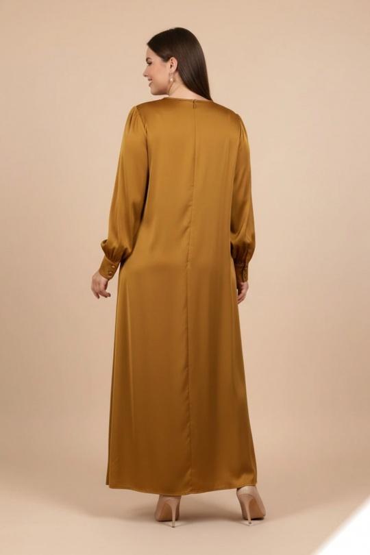 Robes longues Femme Champagne LUSA Y165 Efashion Paris