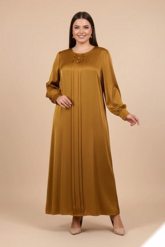 Robes longues Femme Champagne LUSA Y165 Efashion Paris