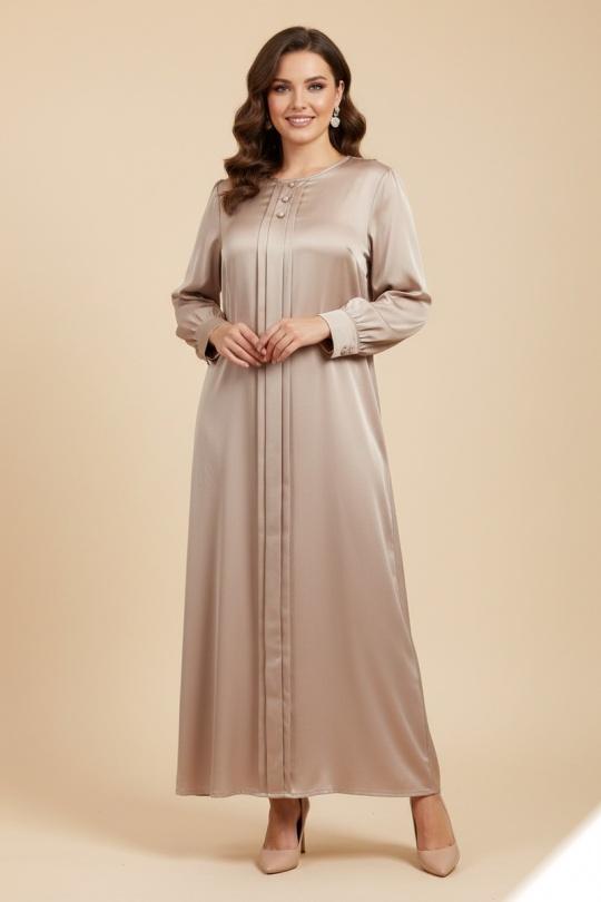 Robes longues Femme Champagne LUSA Y165 Efashion Paris