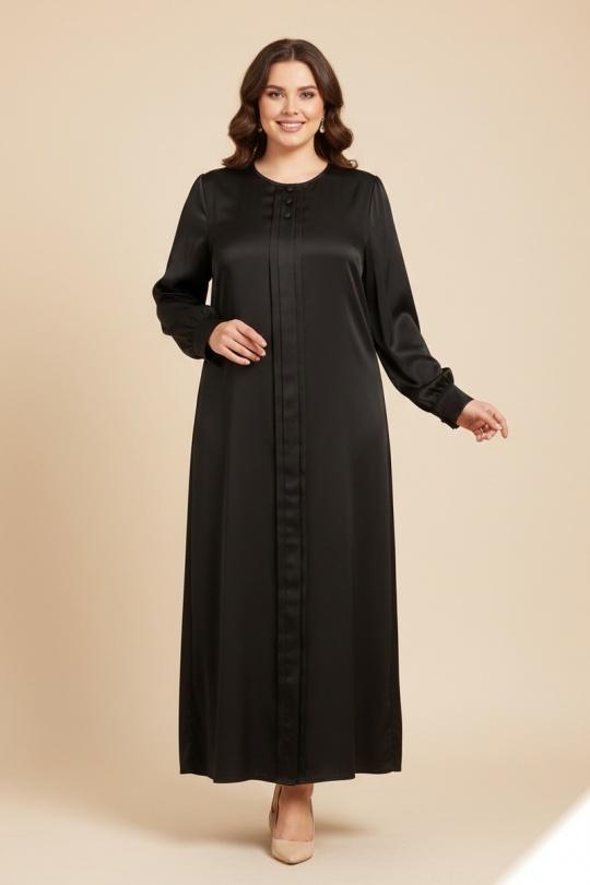 Robes longues Femme Noir LUSA Y165 Efashion Paris