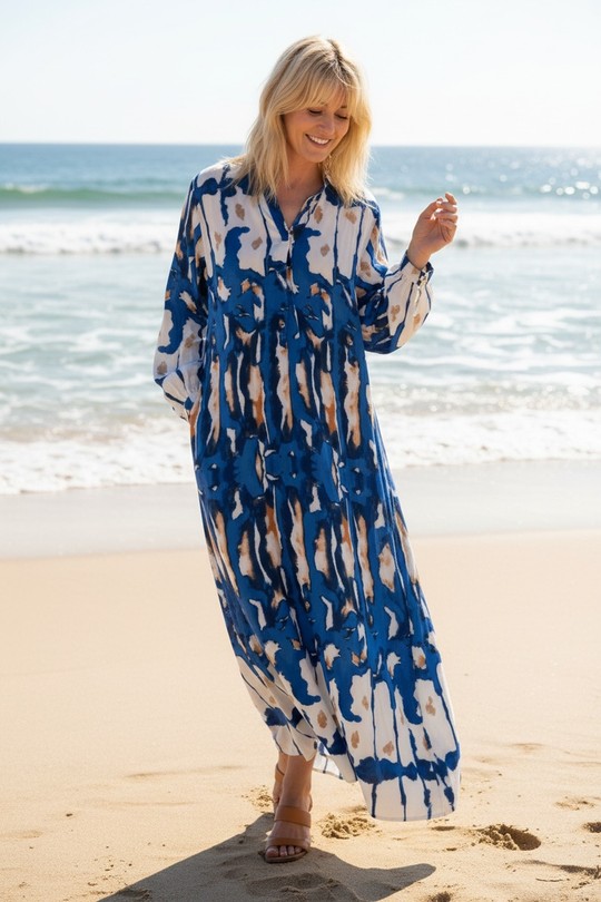 Robes longues Femme Noir LUSA 937-1 Efashion Paris