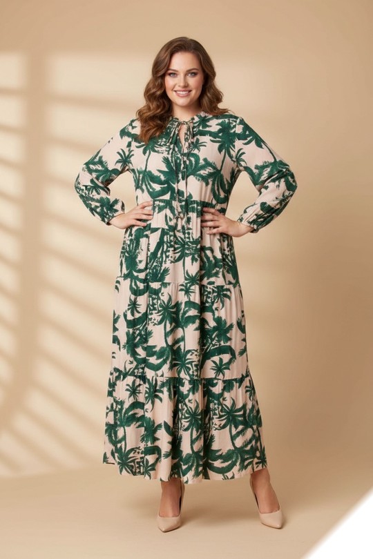 Maxi dresses Women Mixed colors LUSA 939-11 Efashion Paris