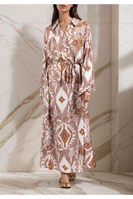 Robes longues Femme Vert LUSA D1026-5 Efashion Paris