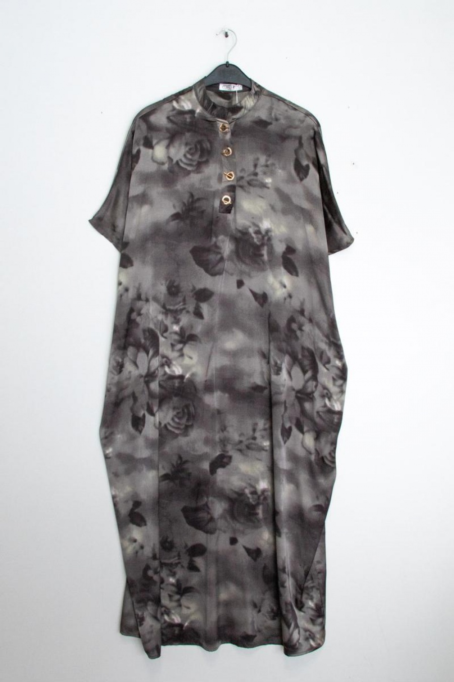 Abiti maxi Donna Black LUSA D1002 #c Efashion Paris