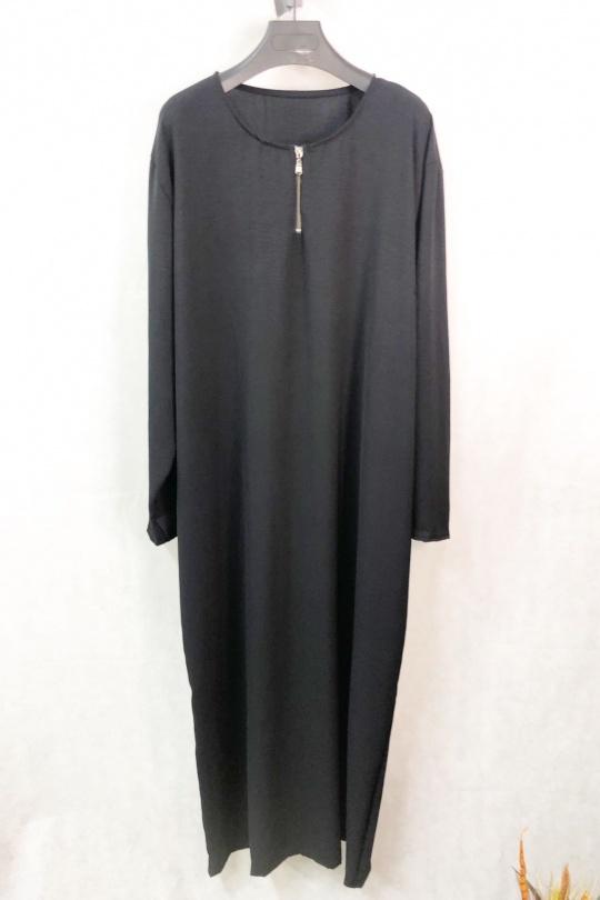 Abaya Femme Bleu jean imod IM155 Efashion Paris