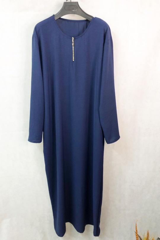 Abaya Femme Bleu jean imod IM155 Efashion Paris