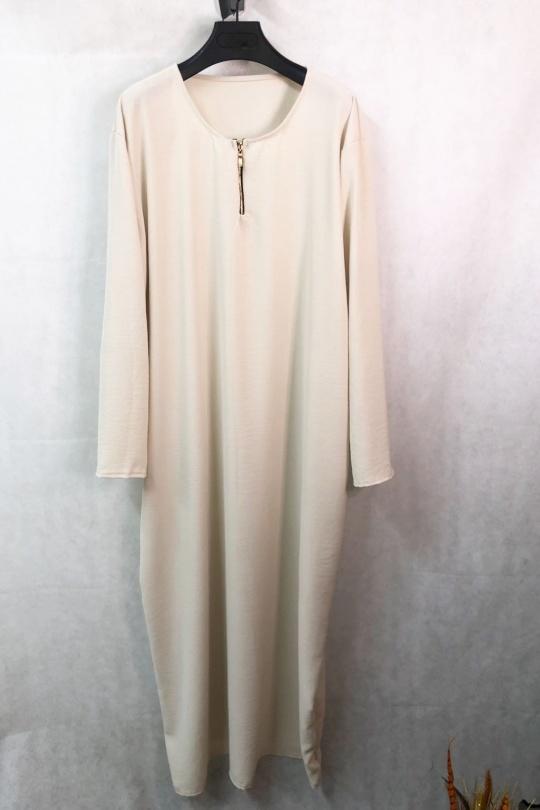 Abaya Femme Bleu jean imod IM155 Efashion Paris