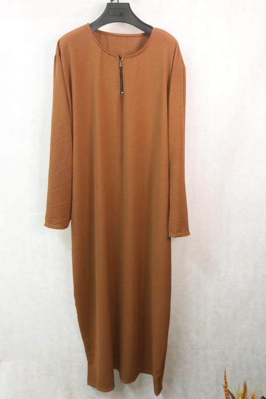 Abaya Femme Bleu jean imod IM155 Efashion Paris