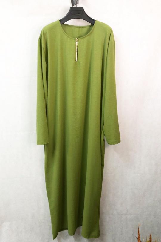 Abaya Femme Bleu jean imod IM155 Efashion Paris