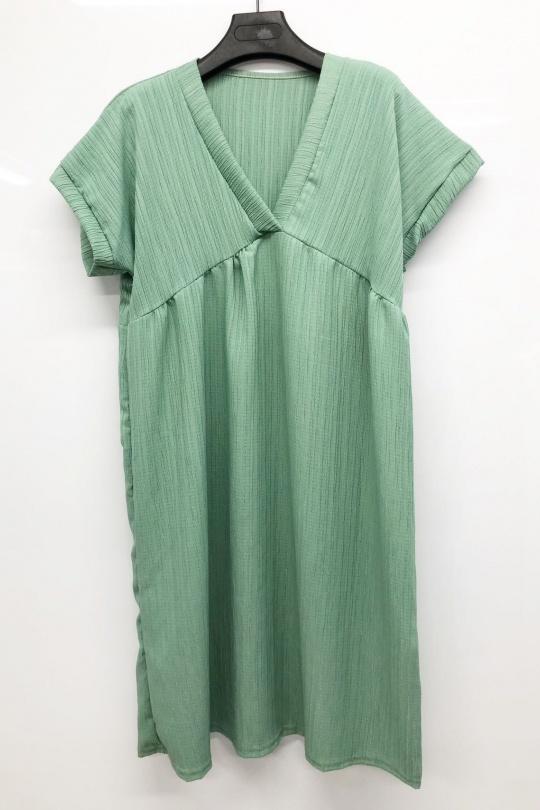 Short dresses Women Light green imod TG55/PLISSEE Efashion Paris