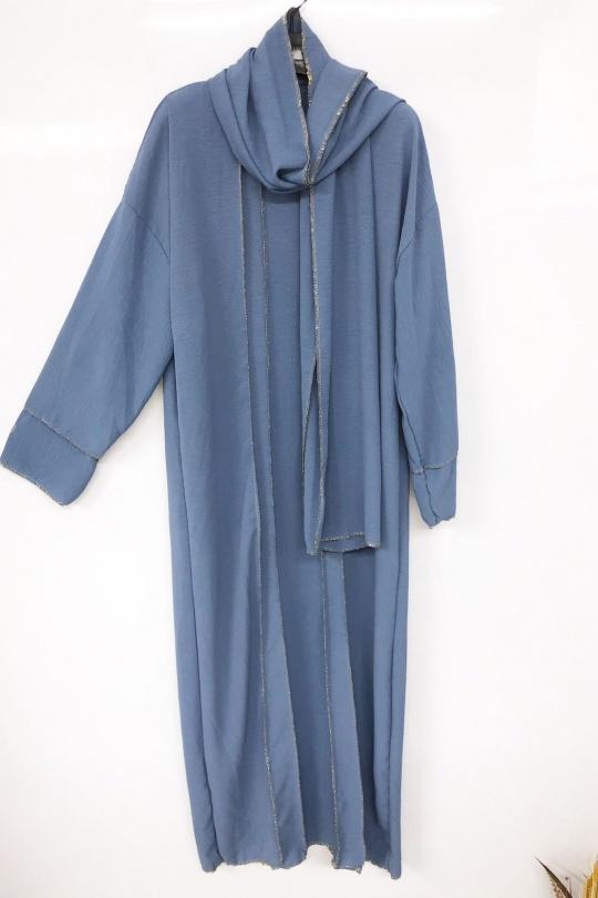 Abaya Femme Marron imod IM326 Efashion Paris
