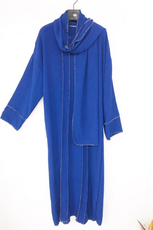 Abaya Femme Marron imod IM326 Efashion Paris