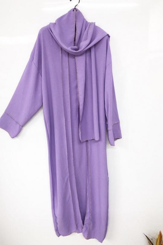 Abaya Femme Marron imod IM326 Efashion Paris