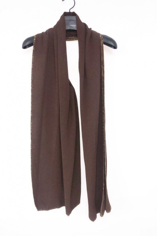 Abaya Femme Marron imod IM326 Efashion Paris