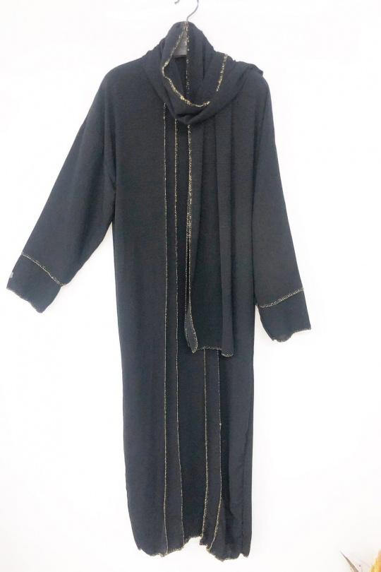 Abaya Femme Marron imod IM326 Efashion Paris
