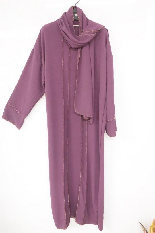 Abaya Femme Marron imod IM326 Efashion Paris