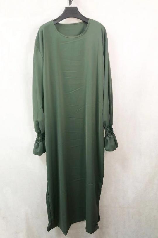 Abaya Femme Vert clair imod IM57-JAZZ Efashion Paris