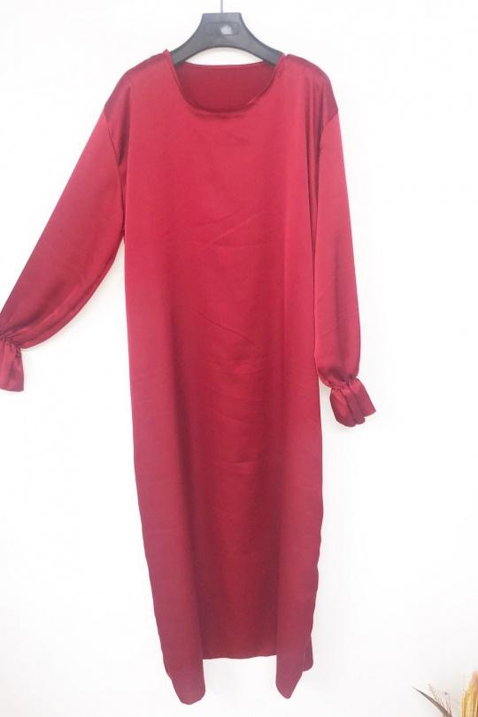 Abaya Femme Bordeaux imod IM332 Efashion Paris