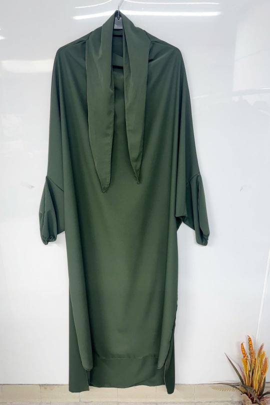 Abaya Femme Kaki imod IM537 Efashion Paris