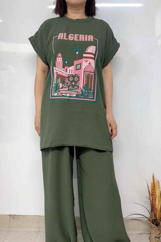 Tuniques Femme Kaki imod IM570 Efashion Paris