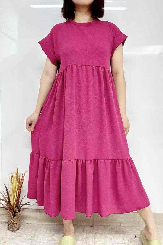Maxi dresses Women Mauve imod IM581 Efashion Paris