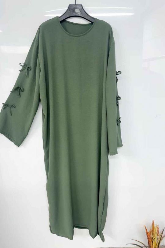 Abaya Femme Kaki imod IM583 Efashion Paris