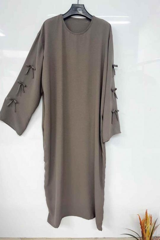 Abaya Femme Kaki imod IM583 Efashion Paris