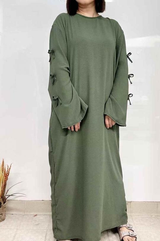 Abaya Femme Kaki imod IM583 Efashion Paris