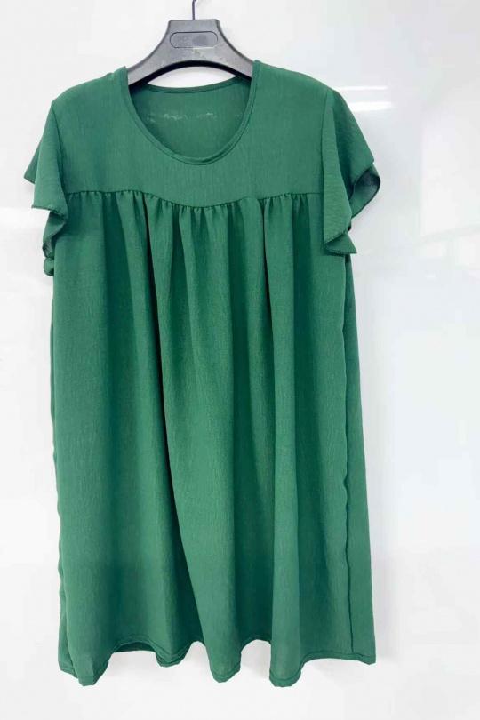 Robes courtes Femme Vert sapin imod IM601 Efashion Paris
