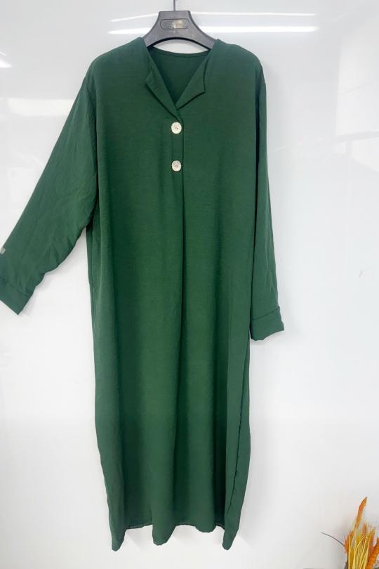 Abaya Femme Vert sapin imod IM612 Efashion Paris