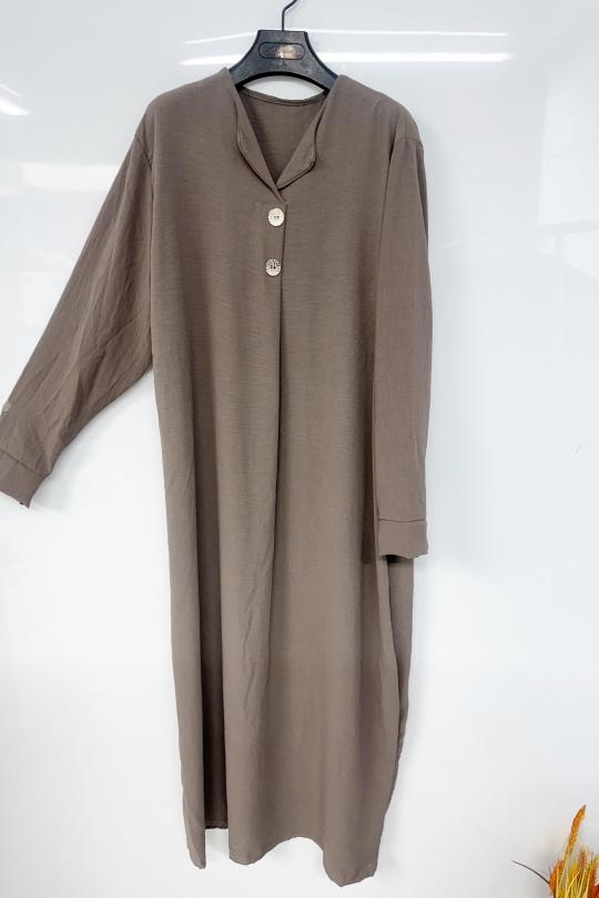 Abaya Femme Vert sapin imod IM612 Efashion Paris