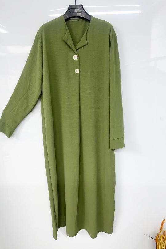 Abaya Femme Vert sapin imod IM612 Efashion Paris