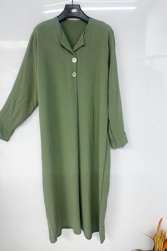 Abaya Femme Vert sapin imod IM612 Efashion Paris