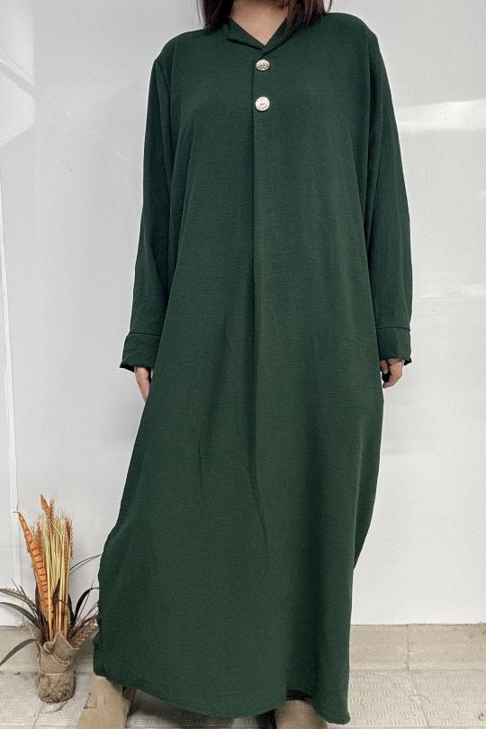 Abaya Femme Vert sapin imod IM612 Efashion Paris