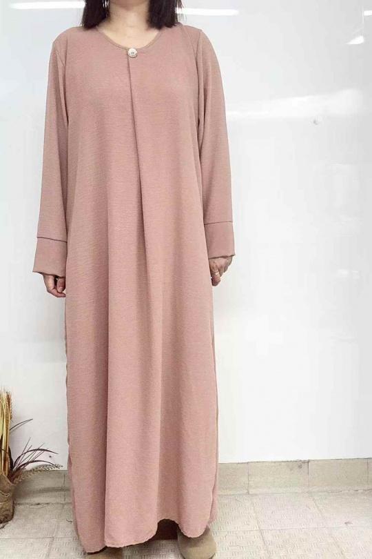 Maxi dresses Women Light Pink imod IM616 Efashion Paris