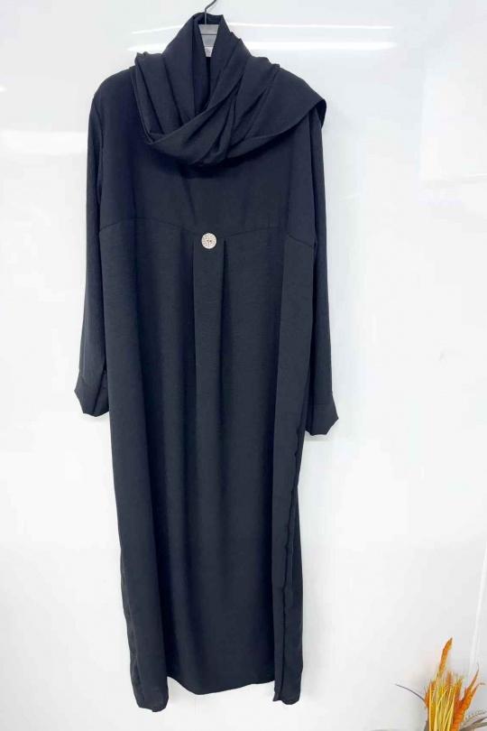 Abaya Femme Mauve imod IM623 Efashion Paris