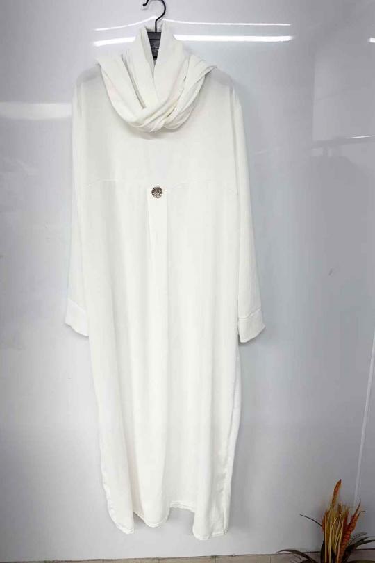 Abaya Femme Mauve imod IM623 Efashion Paris