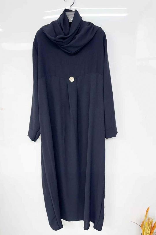 Abaya Femme Mauve imod IM623 Efashion Paris