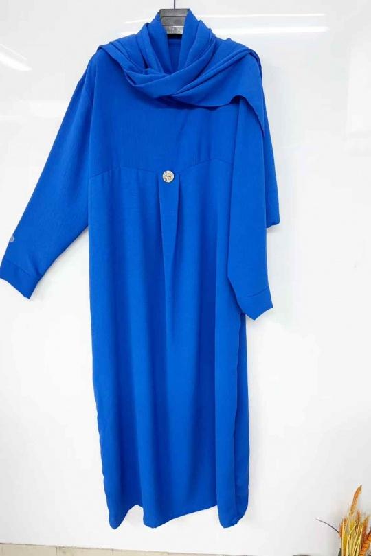 Abaya Femme Mauve imod IM623 Efashion Paris