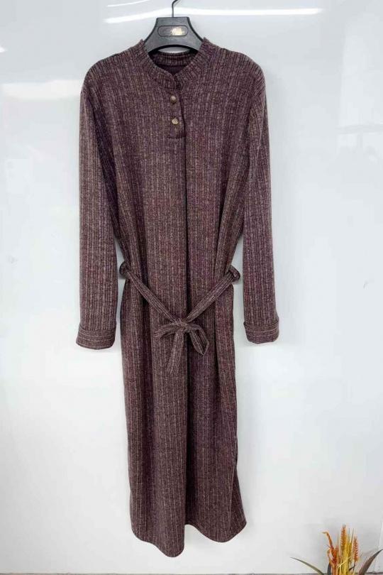 Vestidos largos Mujer Brown imod IM773 Efashion Paris