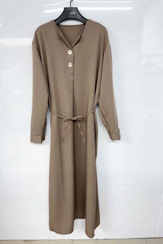 Abaya Femme Bleu canard imod IM775 Efashion Paris